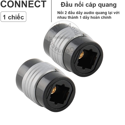 Jack chuyển 3.5 sang quang vuông góc - 3.5mm mini toslink to toslink