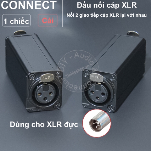 Đầu canon đực sang cái DIY - Male to female XLR connector