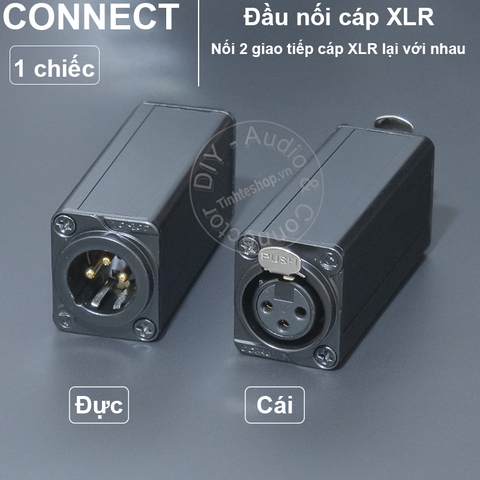 Đầu canon đực sang cái DIY - Male to female XLR connector