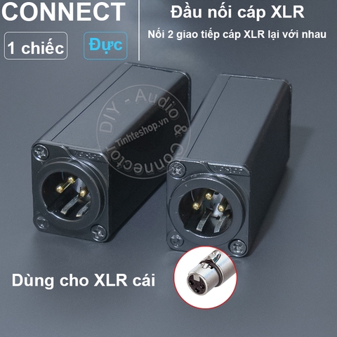 Đầu canon đực sang cái DIY - Male to female XLR connector