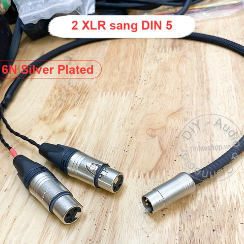 Dây canon sang DIN 5 chân chuyển âm thanh vào cho âm ly Châu Âu B&O