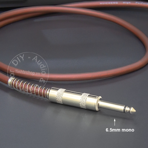 Cáp chuyển 6.5 sang 3.5 mono cho micro Loa kéo Máy trợ giảng DIY 0.2M đến 5M