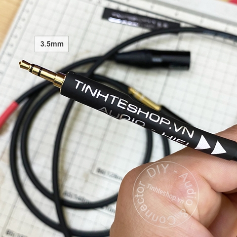 Cáp 3.5 sang 6.5 stereo DIY 0.5 mét đến 10 mét - 3.5mm to 6.5mm audio cable