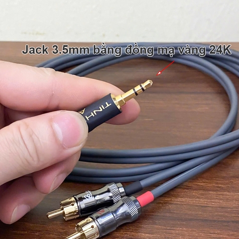 Dây 3.5 sang 2 RCA Monster Standard Interlink Junior DIY 20Cm đến 10 mét