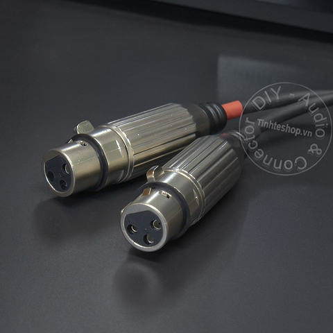 Cáp 3.5mm ra sang 2 XLR cái DIY 0.5M đến 5M - 3.5mm to 2 XLR female cable