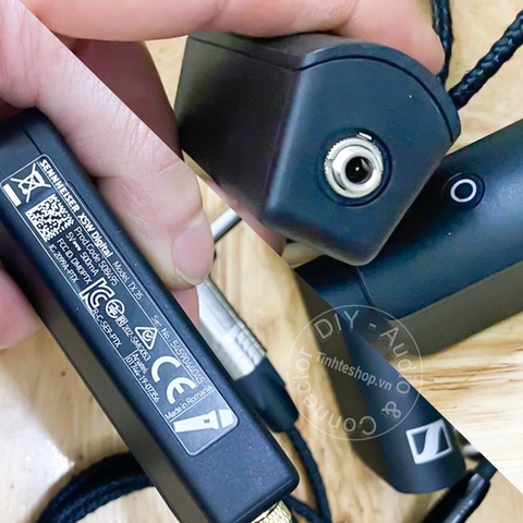 Dây 6.5 ly sang 3.5 khóa ren cho Sennheiser XSW cắm từ nhạc cụ đến bộ thu microphone không dây