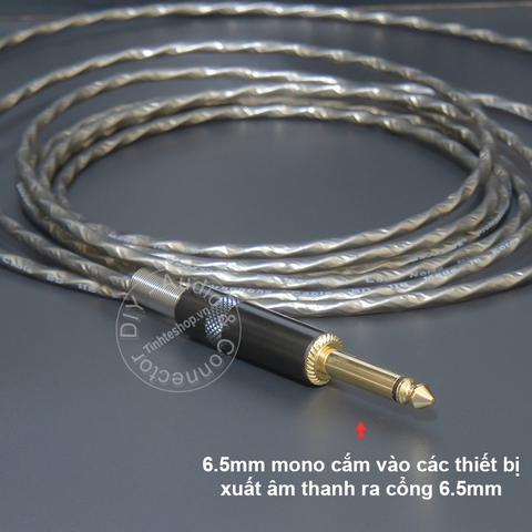 Dây lấy âm 6.5 sang 3.5 cho Smartphone Laptop 0.5 đến 10 mét - audio capture cable from Audio Tuner to Smartphone Laptop