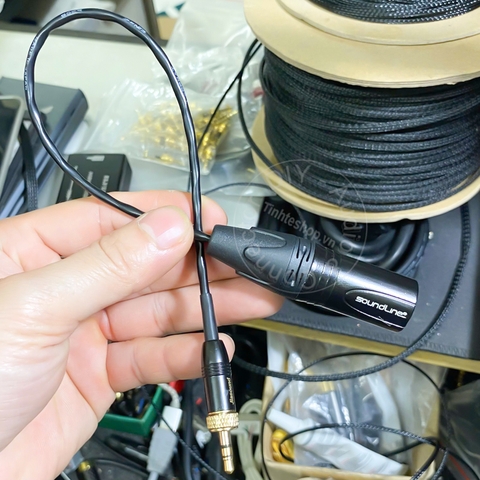 Dây micro Sennheiser 3.5 sang canon đực - 3.5mm to XLR male balanced audio cable