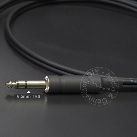 Dây jack 6 ly stereo ra 2 AV cong DIY 0.5M đến 5M - 6.5mm TRS to 2 RCA cable