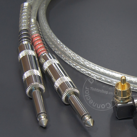 Cặp cáp 6.5mm sang hoa sen AV DIY 0.5M đến 5M - 6.5mm to RCA cable