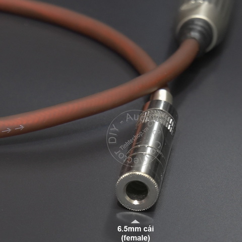 Dây canon ra 6 ly cái DIY 0.5M đến 5M - XLR male to 6.5mm female cable