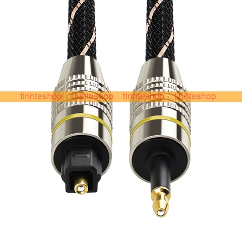 Cáp quang optical ra audio 3.5mm 1 đến 10 mét - Toslink mini 3.5mm to optical cable