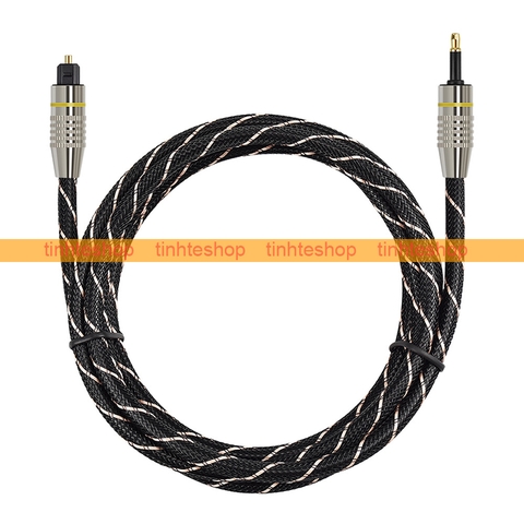 Cáp quang optical ra audio 3.5mm 1 đến 10 mét - Toslink mini 3.5mm to optical cable