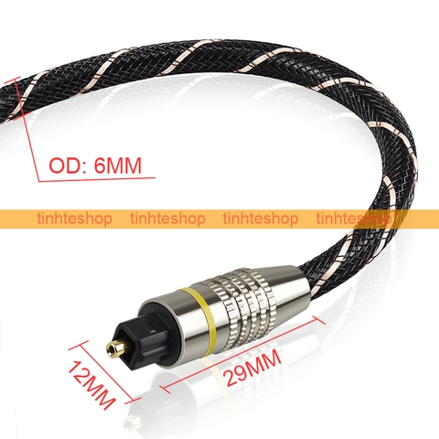 Cáp quang optical ra audio 3.5mm 1 đến 10 mét - Toslink mini 3.5mm to optical cable