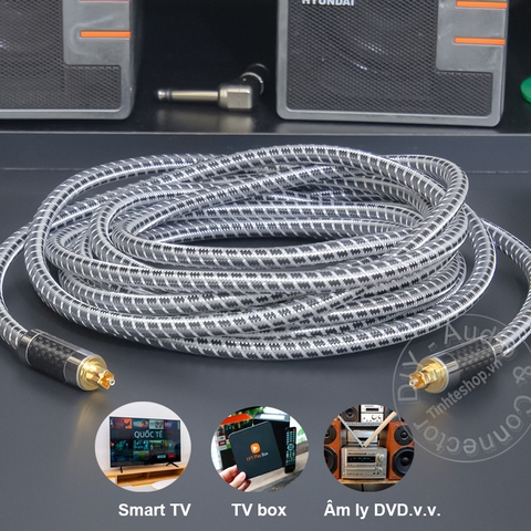 Dây âm thanh quang học optical 1 đến 20 mét - Toslink digital audio cable