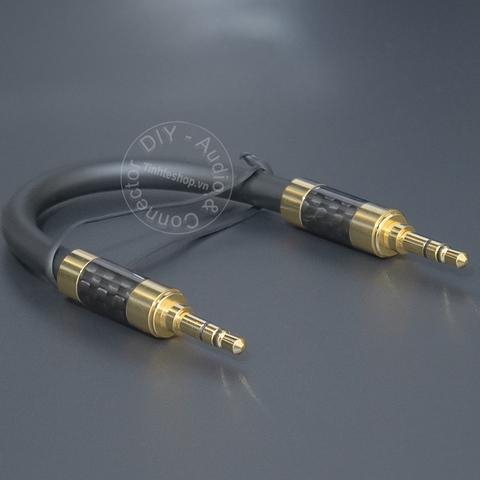 Dây audio 3.5 2 đầu DIY ngắn 10Cm đến 5 mét cho DAC AMP - Short 3.5mm stereo cable
