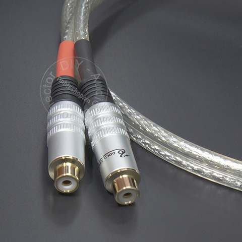 Dây AV nối dài đực sang cái 1 cặp DIY 0.2 đến 5 mét - RCA audio cable male to female extension