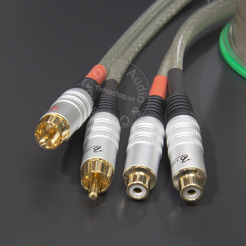 Dây hoa sen nối dài đực sang cái DIY 0.2 đến 10 mét - RCA audio cable male to female extension