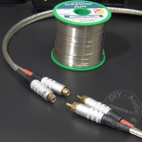 Dây AV nối dài đực sang cái 1 cặp DIY 0.2 đến 5 mét - RCA audio cable male to female extension