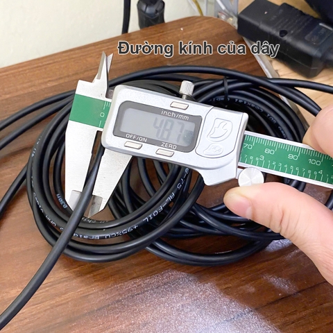 Dây BNC Q9 75 Ohm dùng đo dòng trở cuộn cảm đã bấm 1 đầu - Pre-crimped 75 Ohm coaxial cable