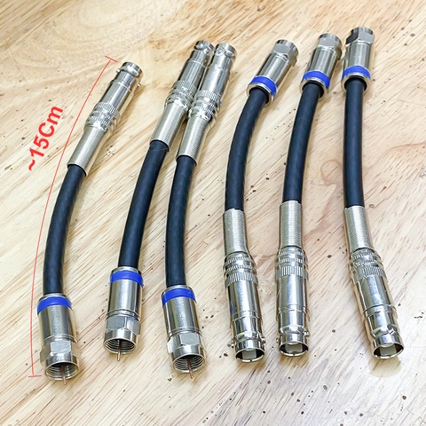 Cáp chuyển BNC cái sang F5 đực cho Camera Anten Thiết bị truyền hình.v.v.