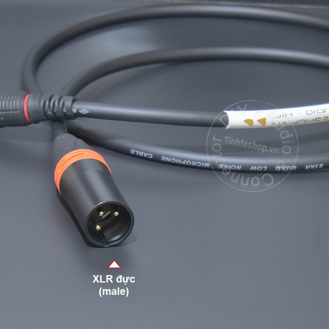 Dây BNC sang canon đực - BNC male to XLR male signal cable