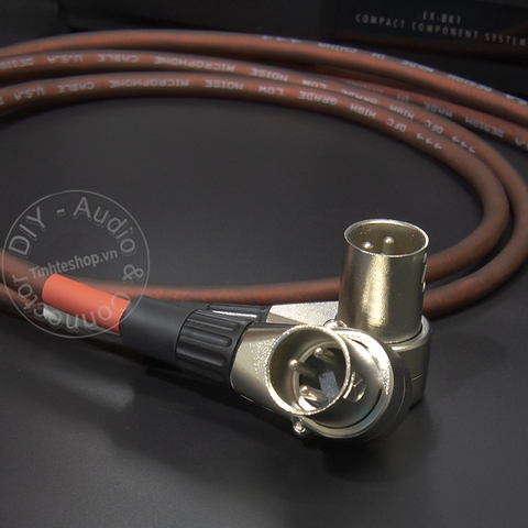 Dây canon đực sang AV DIY dài 0.5M đến 10M - XLR male to RCA cable