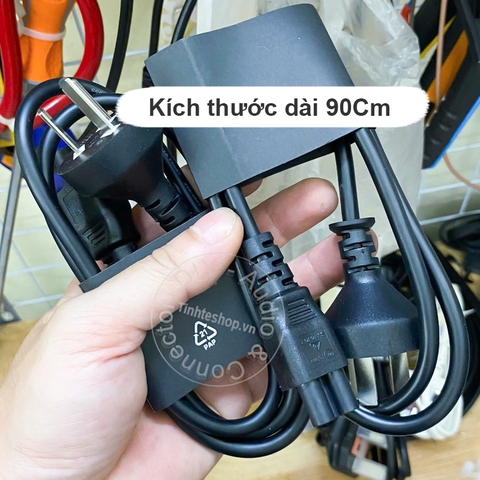 Cáp nguồn sạc máy tính xách tay Dell HP ASUS.v.v. GB2099 to IEC 320 C5