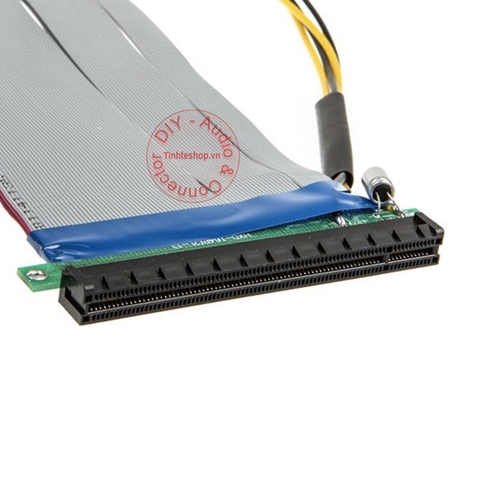 Cáp nối dài khe PCI-E 16X có hỗ trợ nguồn - PCI E 16X extend cable