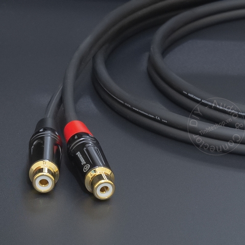 Dây hoa sen AV nối dài DIY 0.2 đến 3 mét - RCA male to RCA female extend cable
