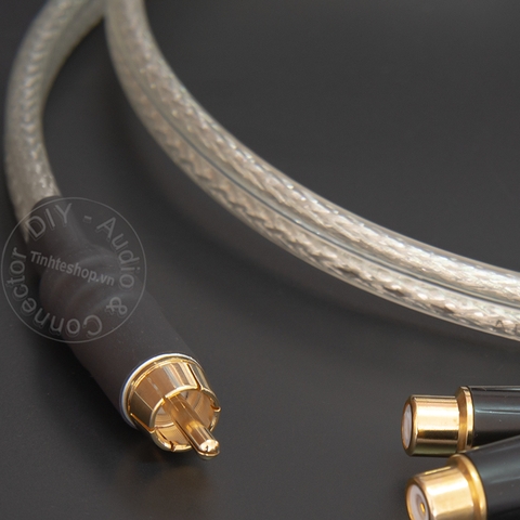 Cáp chia AV 1 ra 2 DIY 0.5M đến 5M - RCA male to 2 RCA male cable
