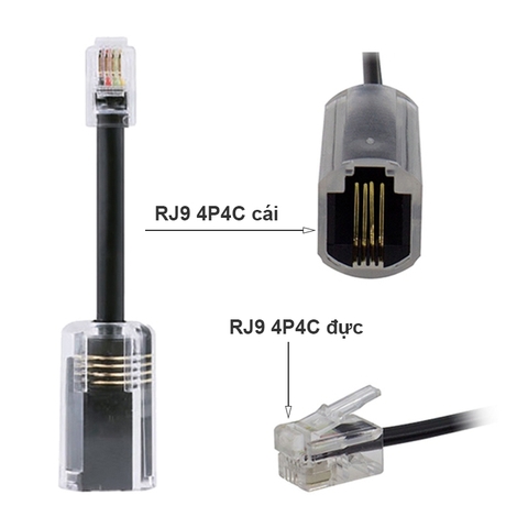 Đầu chống rối cho dây tai nghe điện thoại để bàn xoay 306 độ