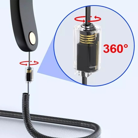 Đầu chống rối cho dây tai nghe điện thoại để bàn xoay 306 độ