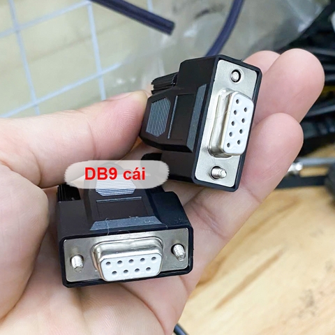 Cáp RS232 DB9 chân chéo 2-3 cổng cái - RS232 9-pin crossover control cable