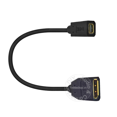 Cáp mini displayport to displayport 8K 0.3M - Displayport female to Mini displayport female cable