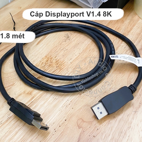 Dây Display 8K V1.4 1.8 mét - Displayport cable 8K60Hz 2K165Hz 4K144Hz