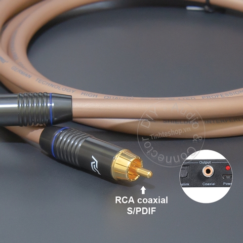 Dây coaxial lõi đồng OFHC mạ bạc Yarbo DIY 0.2 đến 10 mét