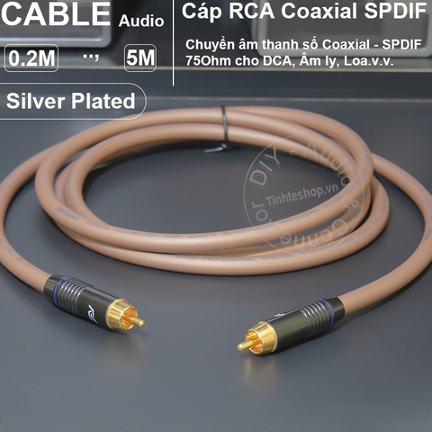 Dây coaxial lõi đồng OFHC mạ bạc Yarbo DIY 0.2 đến 10 mét