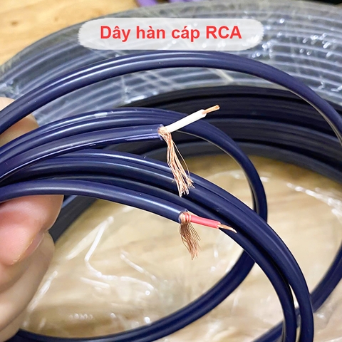 Dây để tự hàn cáp AV cho loa, âm ly - Wire to make your own RCA audio cable