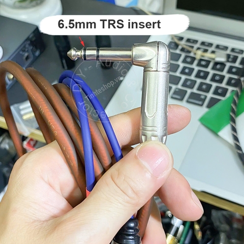 Dây 6 ly sang canon đực cái - Cáp nối lọc xì in out đến insert mixer