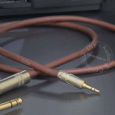 Dây 3.5 sang 6.5 DIY 0.2M đến 5M - 6.5mm female to 3.5mm male cable