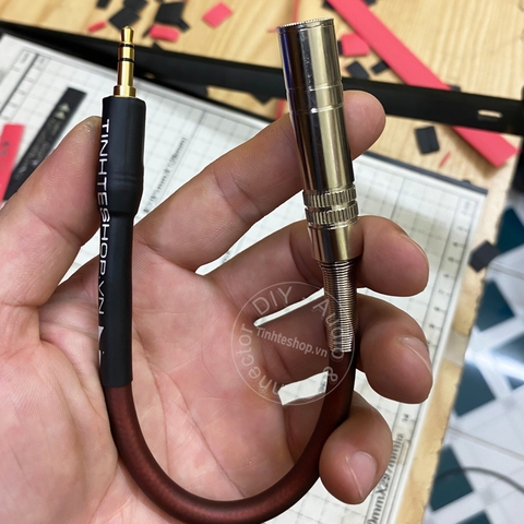 Dây 3.5 sang 6.5 DIY 0.2M đến 5M - 6.5mm female to 3.5mm male cable