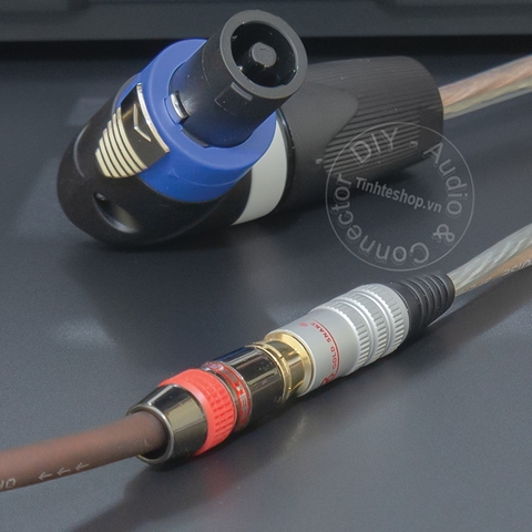Dây speakon sang hoa sen DIY 0.2 đến 5 mét - Speakon to RCA female cable