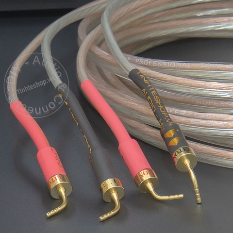 Dây loa jack mỏ chim 1 vế DIY 0.5 đến 10 mét - Audio cables for DIY amplifiers and speakers