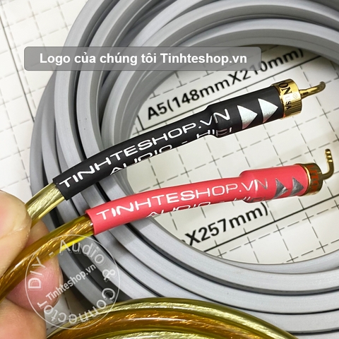 Dây loa jack mỏ chim 1 vế DIY 0.5 đến 10 mét - Audio cables for DIY amplifiers and speakers