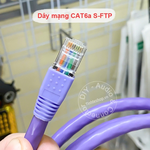 Dây mạng CAT6a S-FTP chơi nhạc cho music server - Audio Video Ethernet Cables