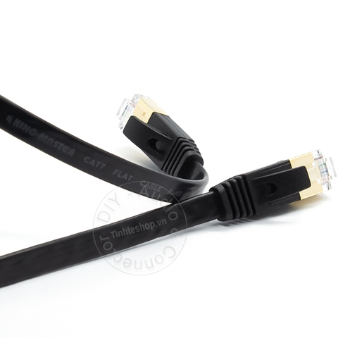 Cáp mạng Cat7 10Gb STP chống nhiễu siêu mỏng 1.5 mét đến 20 mét King-Master - Cat7 SPT network cable 10Gbps 600MHz