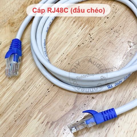 Dây mạng RJ48C đấu chéo cho Máy đo EXFO MAX-800 series - RJ48C standard crossover network cable