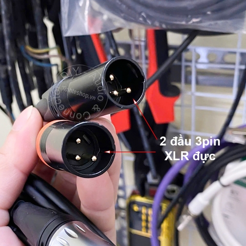 Dây micro Rode NT4 XLR 5pin sang 2 XLR 3pin cắm vào Soundcard Mixers