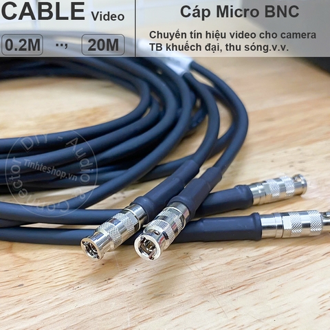 Cáp Micro BNC 12Gbps Rockcom - CoaXPress Industrial Camera Cable Assemblies